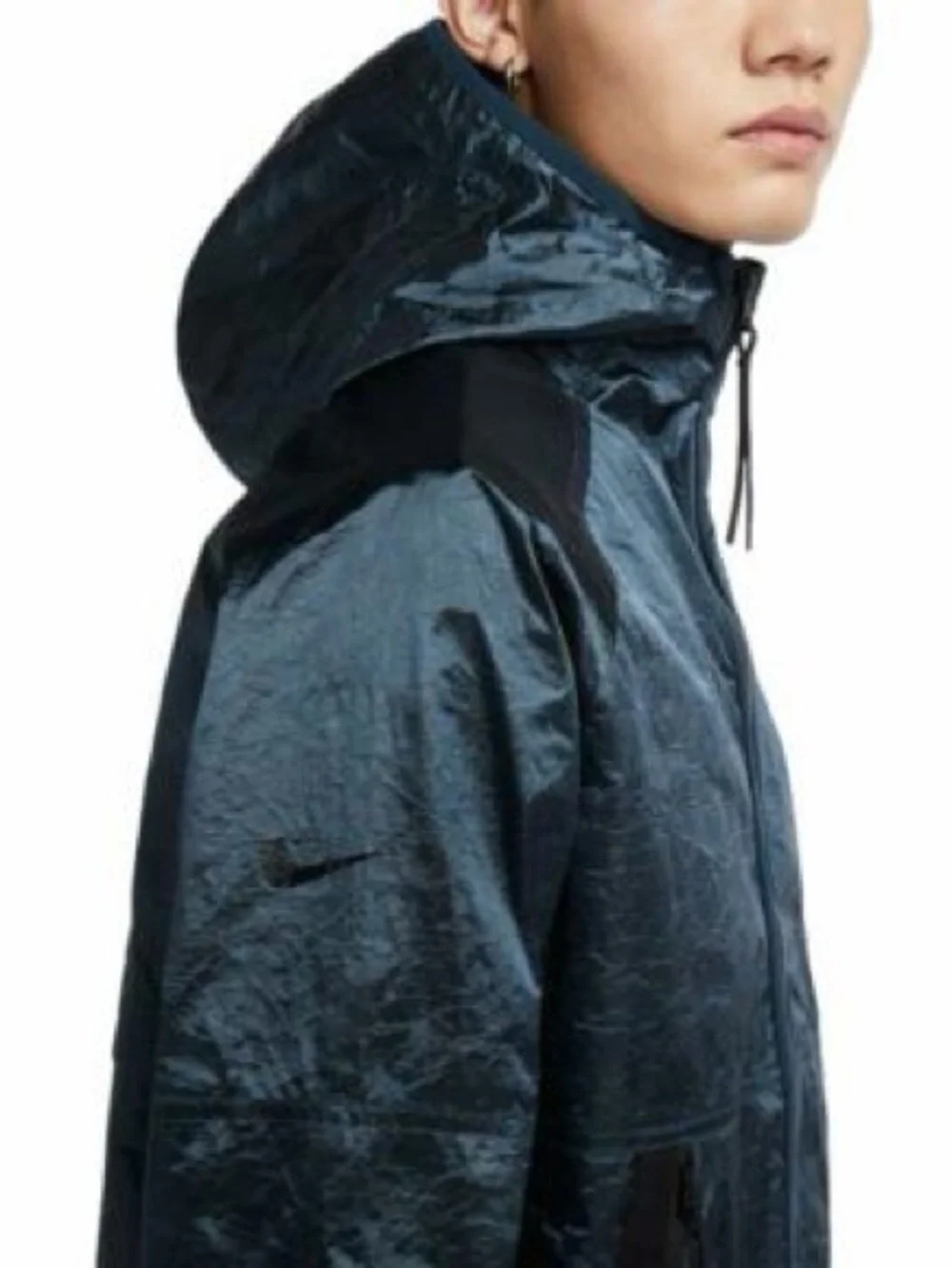 NWT Men's Nike Deep Ocean Sportswear Tech Pack Woven Hooded Jacket Size 3XL